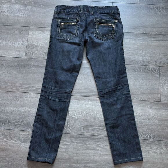 SM204 Guess mid rise skinny jeans - Picture 6 of 11
